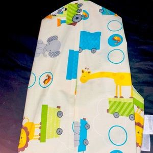 Diaper hanger and lamp